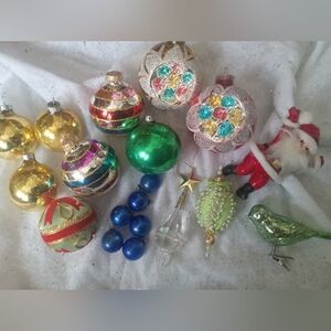 Vintage christmas ornaments